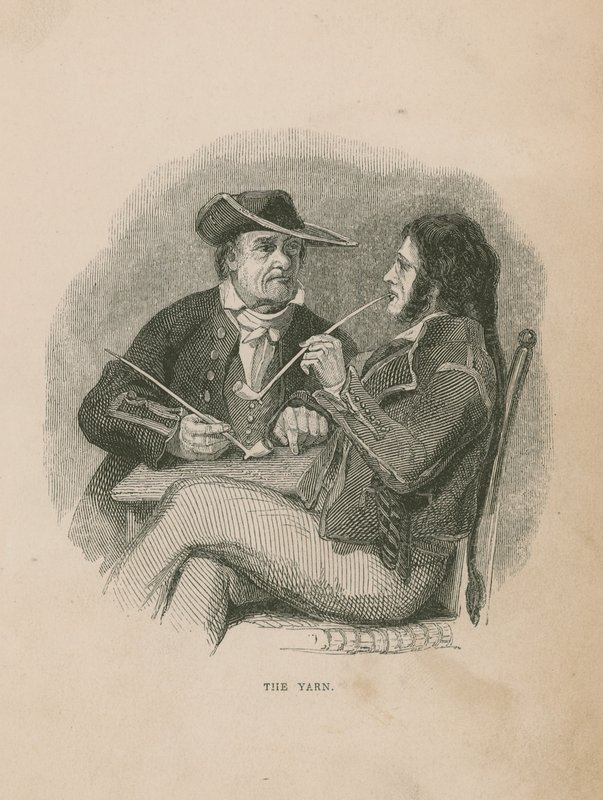 Il filato; illustrazione da Poor Jack di Frederick Marryat da English School