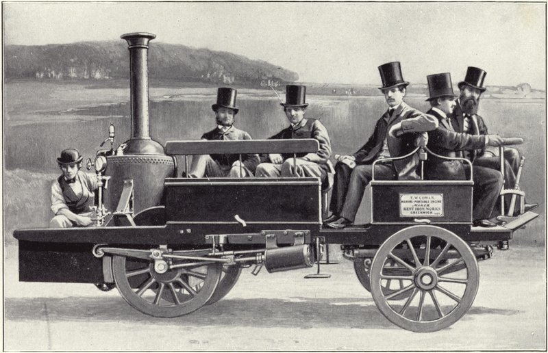 La carrozza a vapore Yarrow-Hilditch da English School