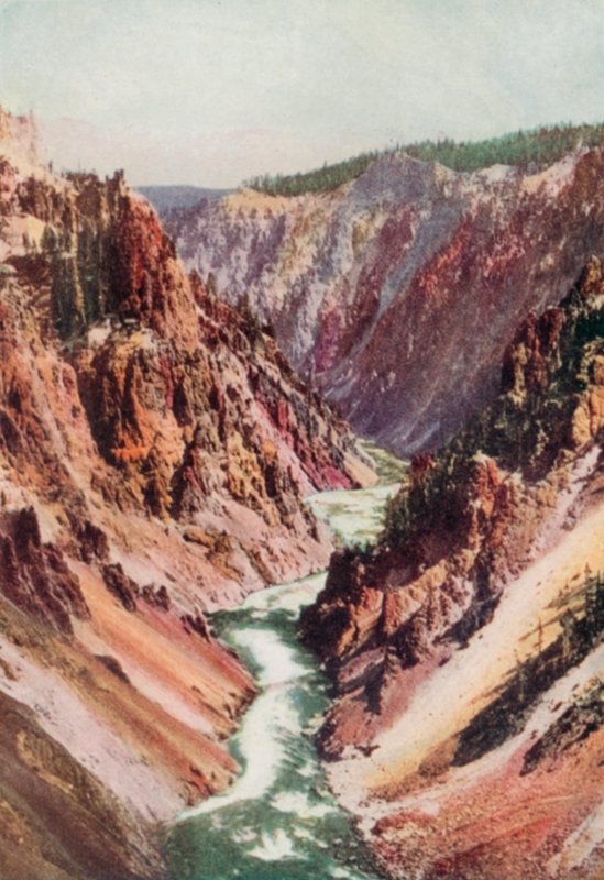 Il fiume Yellowstone da English School