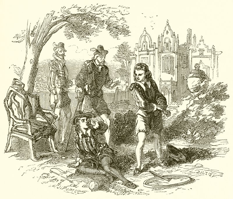 Il giovane Oliver Cromwell da English School