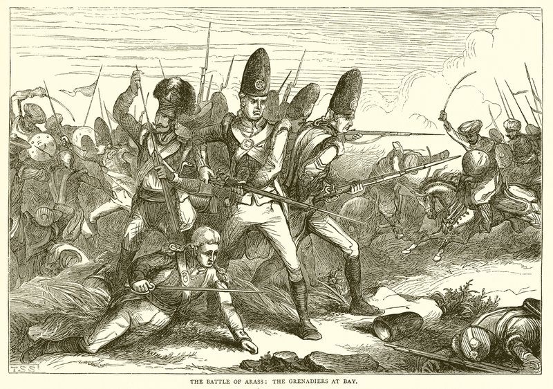 La battaglia di Arass: I granatieri all