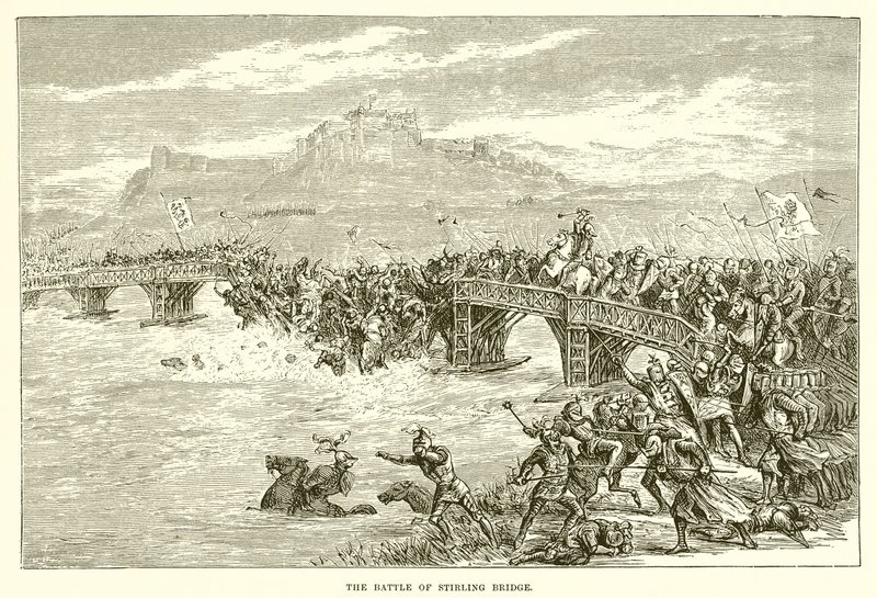 La battaglia del ponte di Stirling da English School