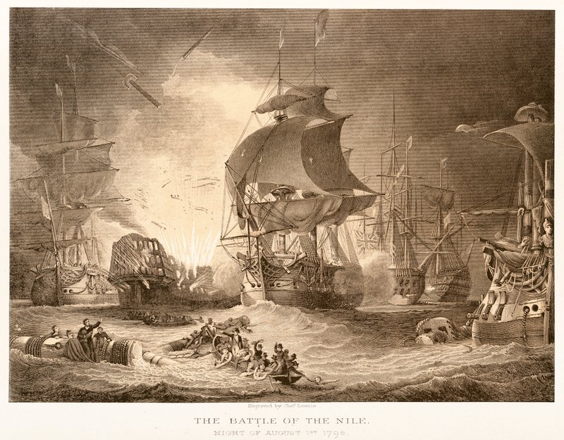 La battaglia del Nilo da English School