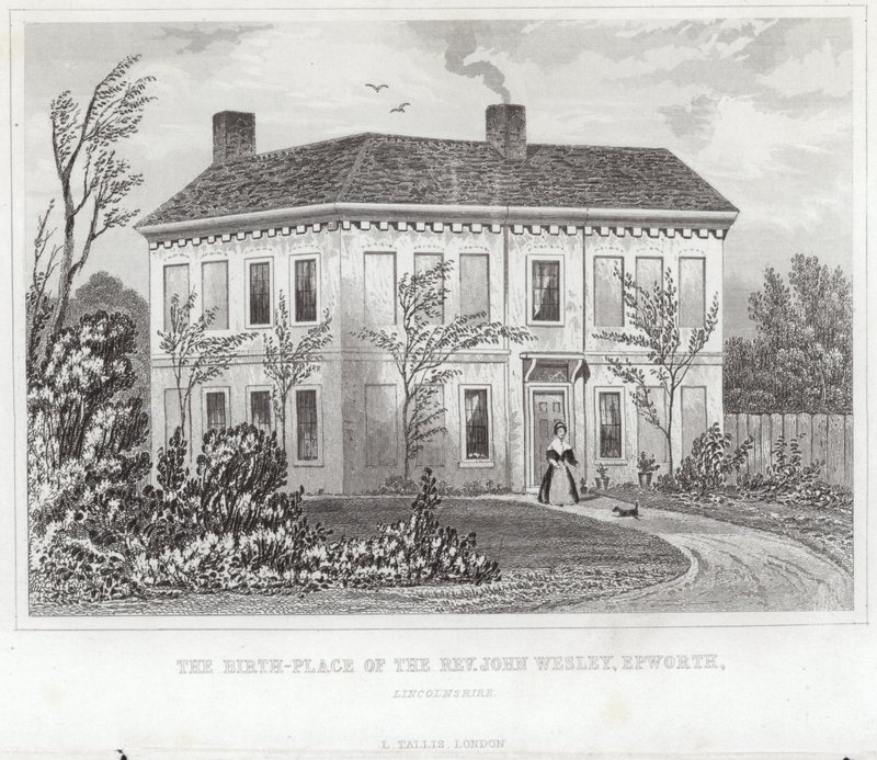 Il luogo di nascita del reverendo John Wesley da English School