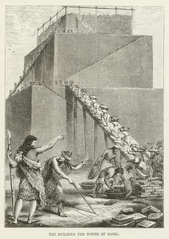 La costruzione della Torre di Babele da English School