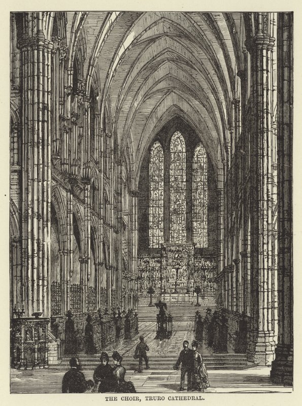Il coro, Cattedrale di Truro da English School