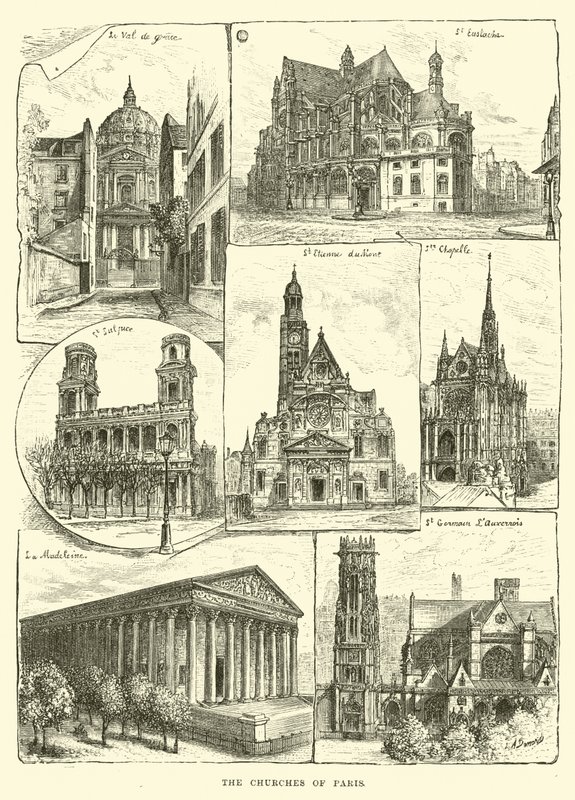 Le chiese di Parigi da English School