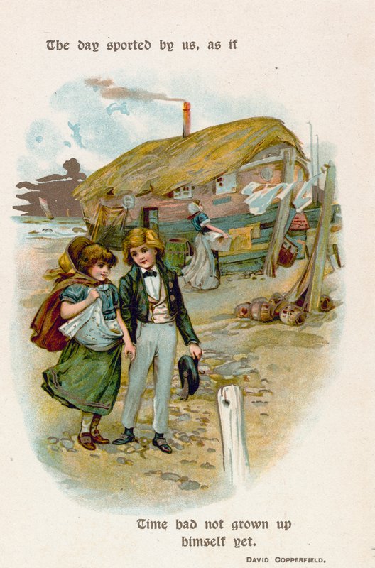 Il giorno sportivo da noi, come se il Tempo non fosse ancora cresciuto. David Copperfield da English School