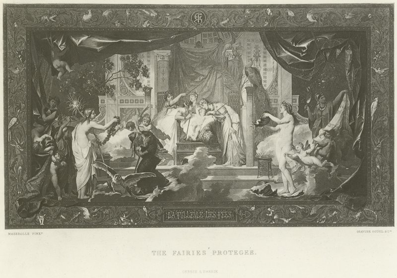 La protetta delle fate (incisione) da English School