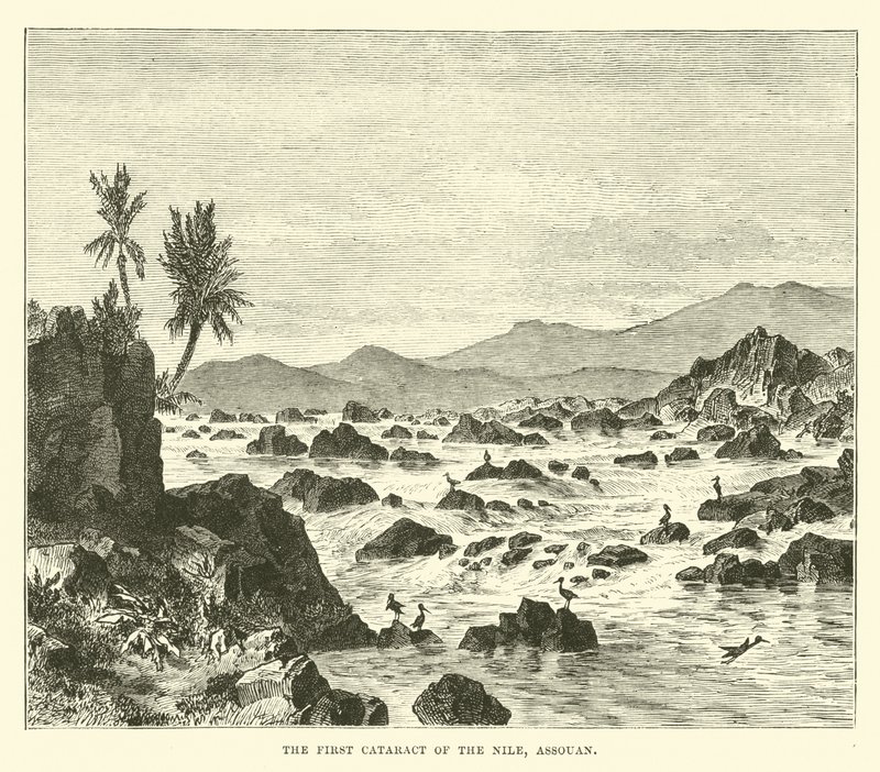 La prima cataratta del Nilo, Assuan da English School