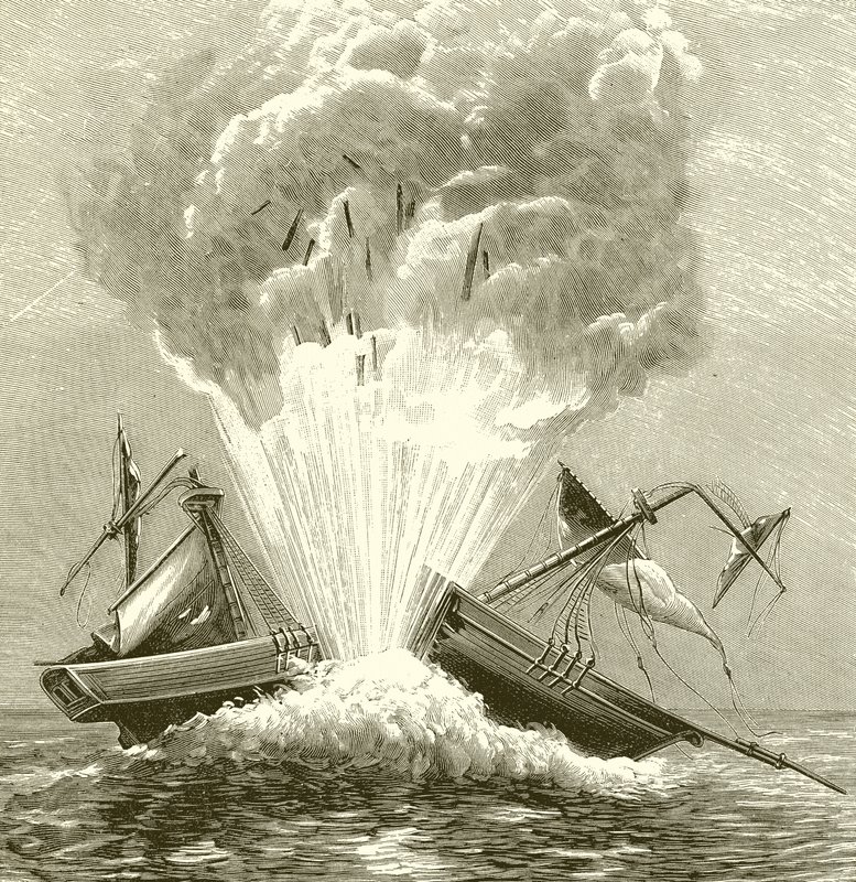 Il primo siluro, 1805 da English School
