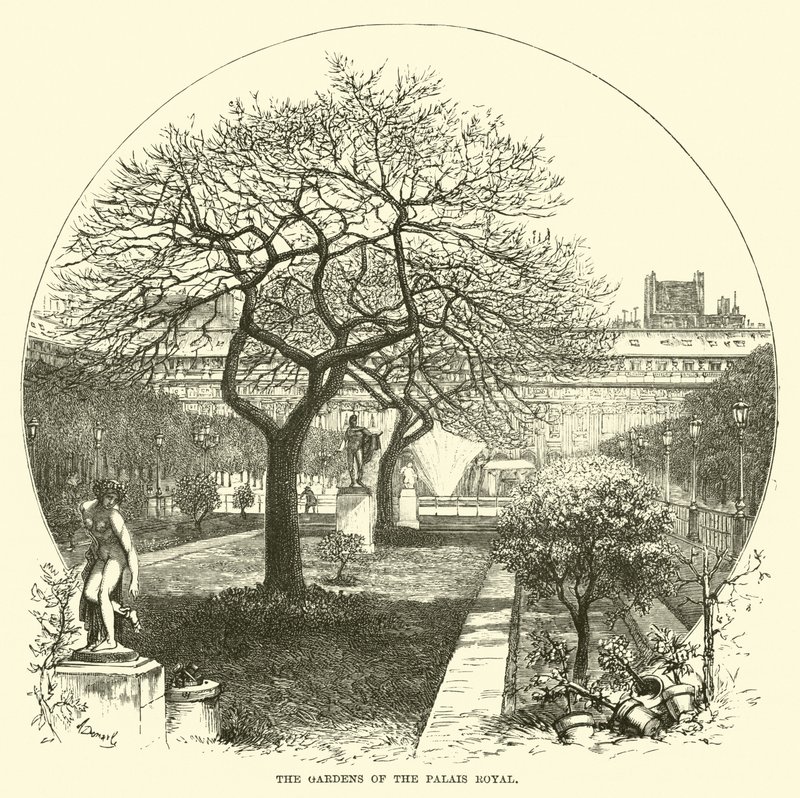 I giardini del Palais Royal da English School