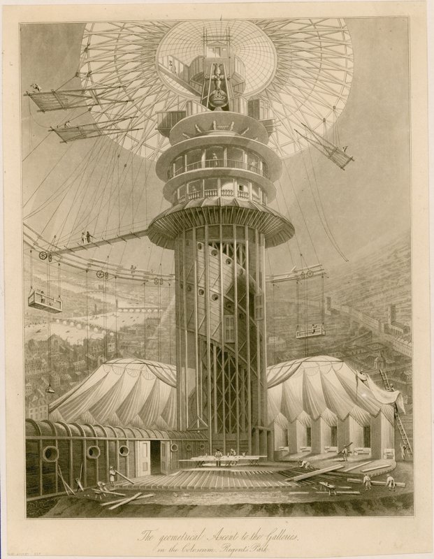 La salita geometrica alle gallerie nel Colosseo, Regent