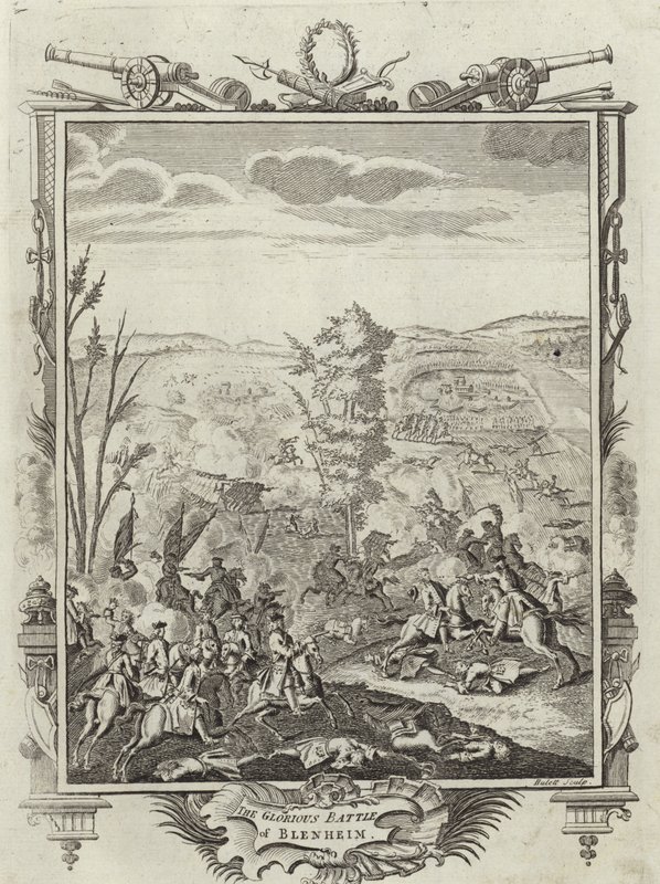 La gloriosa battaglia di Blenheim da English School