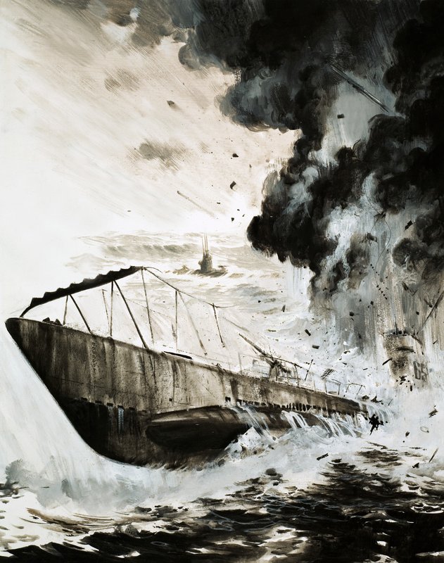 Il sottomarino U-Boat 65 infestato da English School
