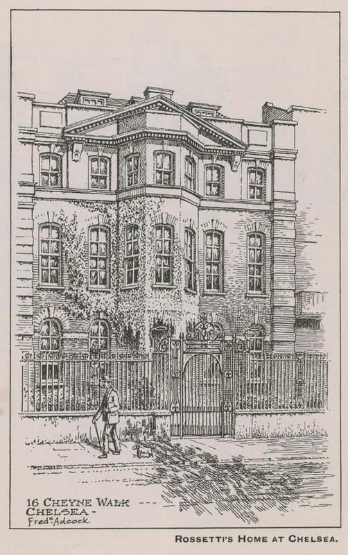 La casa di Dante Gabriel Rossetti da English School