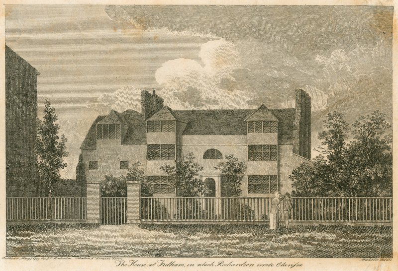 La casa a Parsons Green, vicino a Fulham, Londra, quando Samuel Richardson scrisse Clarissa da English School