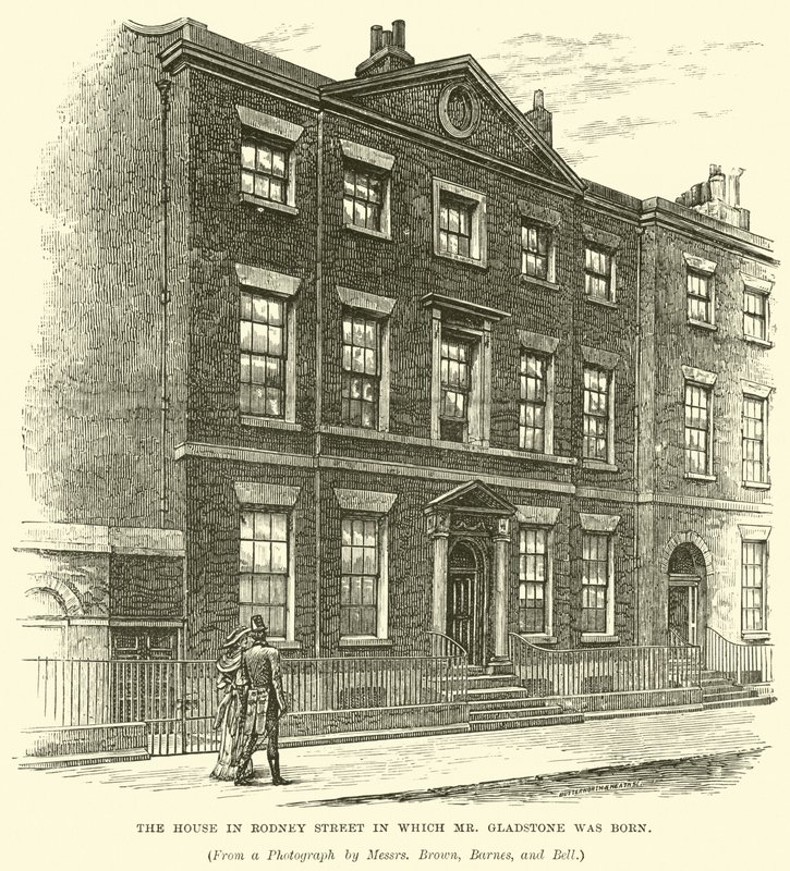 La casa in Rodney Street in cui è nato Mr Gladstone da English School