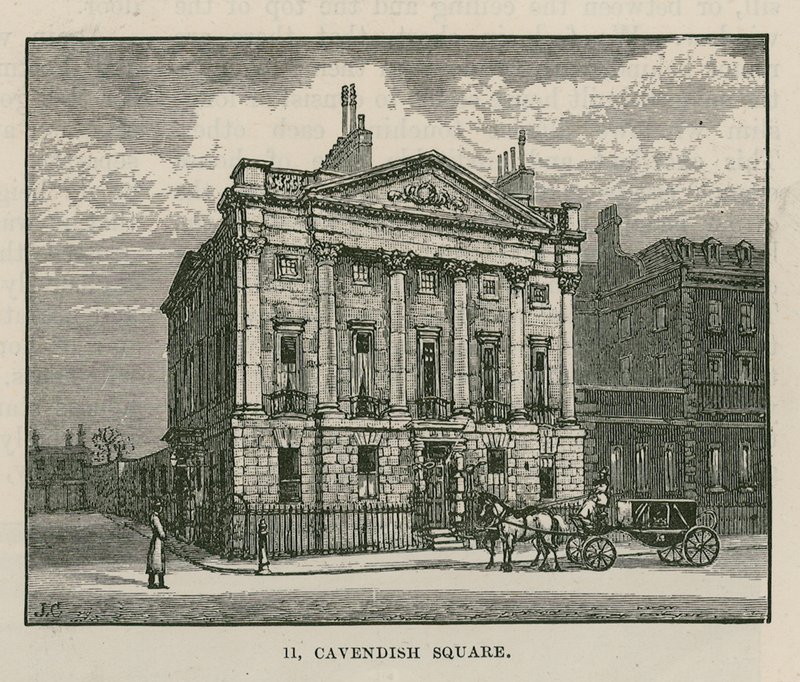La casa del signor Scotmother, Cavendish Square, Londra da English School