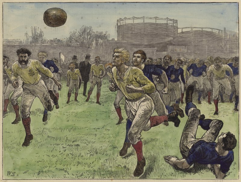La partita internazionale di calcio da English School