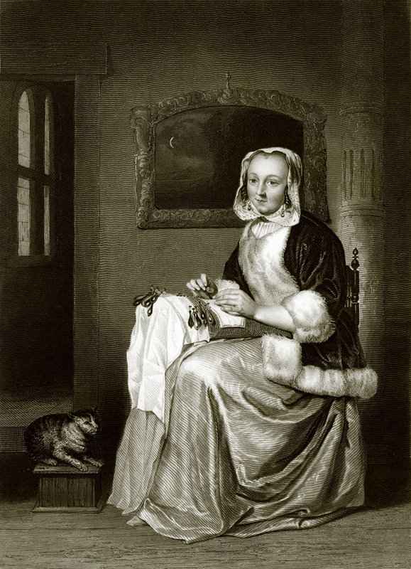 La lavoratrice di merletti da English School