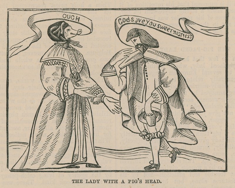 La signora con la testa di maiale da English School