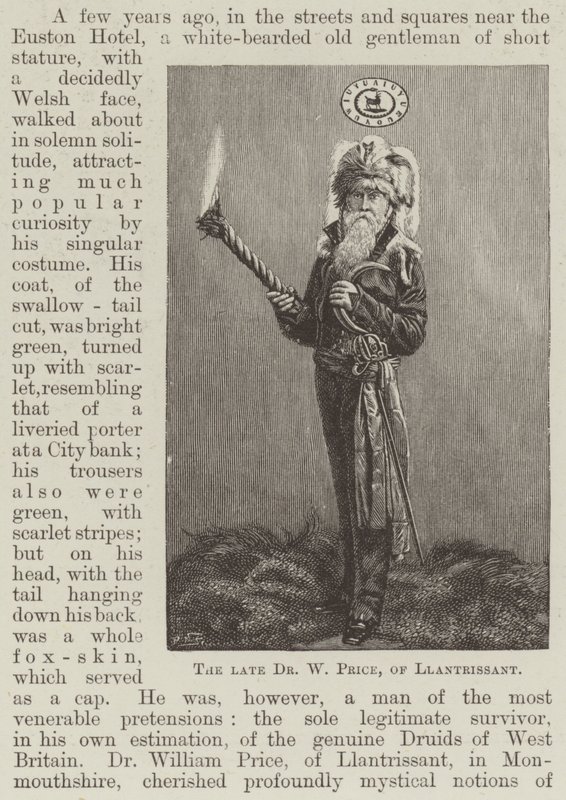 Il defunto Dr W Price, di Llantrissant da English School