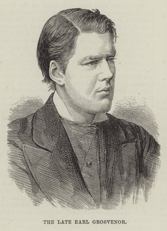 Il defunto conte Grosvenor (incisione) da English School