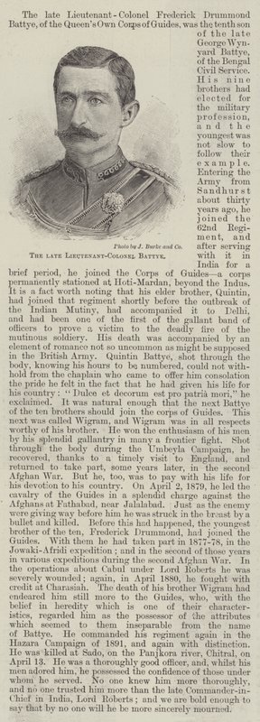 Il defunto tenente colonnello Battye da English School