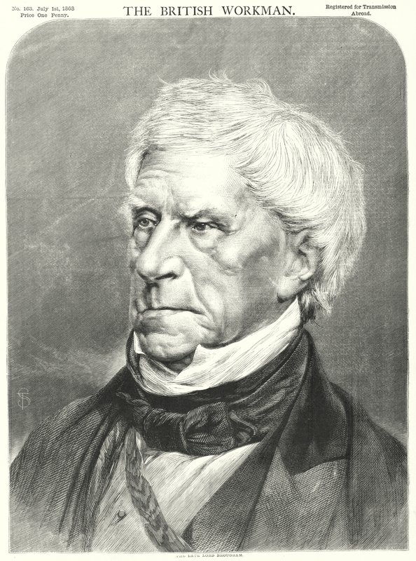 Il defunto Lord Brougham da English School