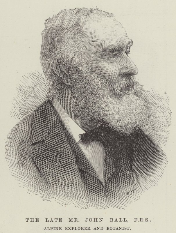 Il defunto signor John Ball, FRS, esploratore alpino e botanico da English School