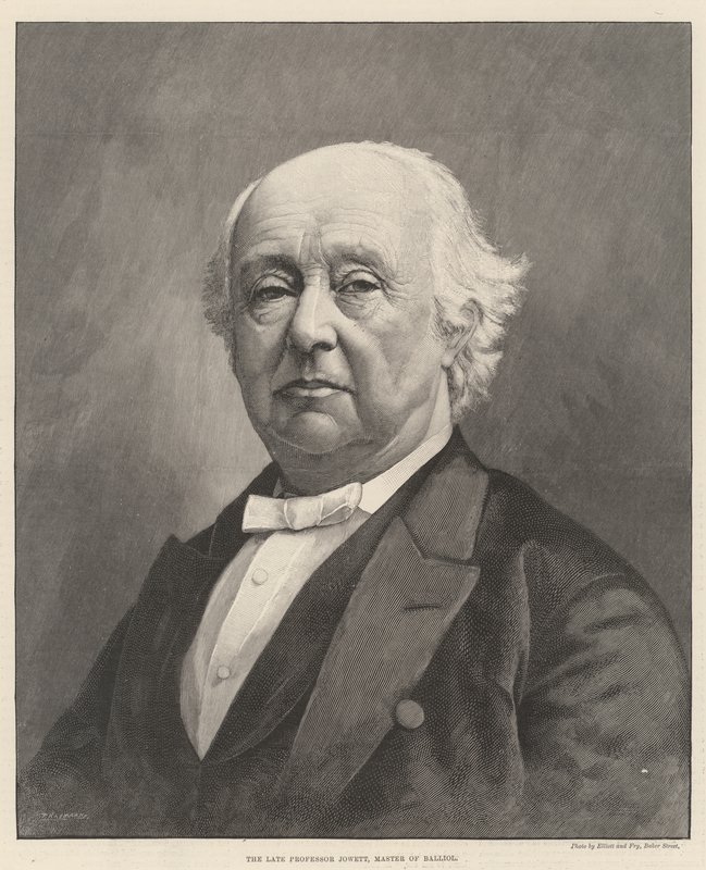 Il defunto Professor Jowett, Maestro di Balliol da English School