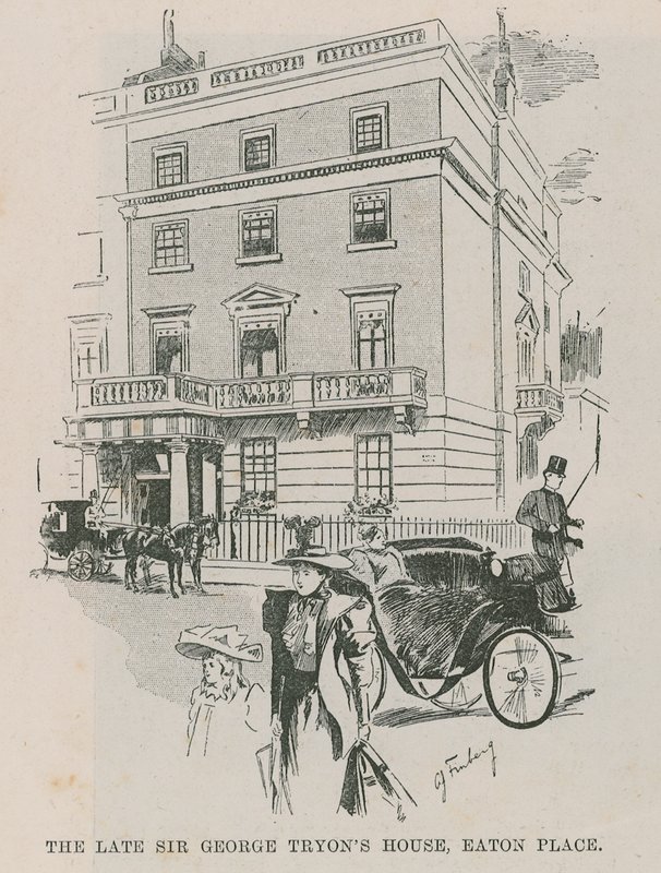 La casa del defunto Sir George Tryon, Easton Place, Londra da English School