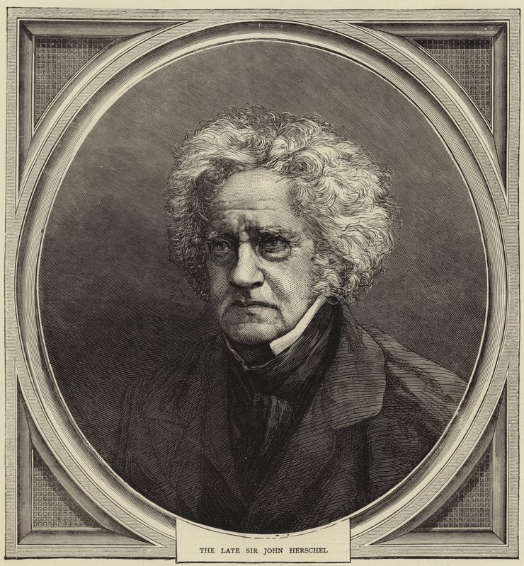 Il defunto Sir John Herschel da English School