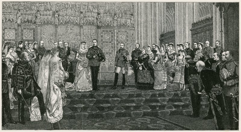 Il matrimonio del Duca di Albany da English School