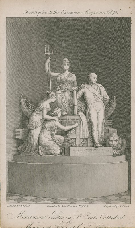 Il monumento eretto nella Cattedrale di San Paolo da English School