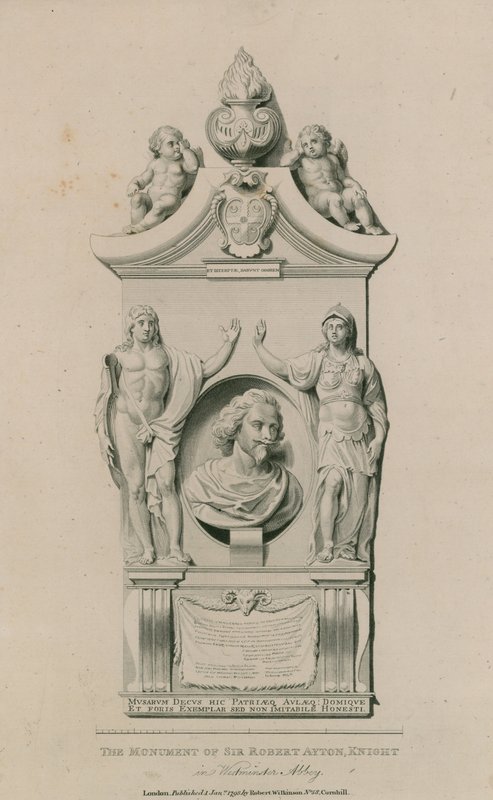 Il monumento di Sir Robert Ayton da English School