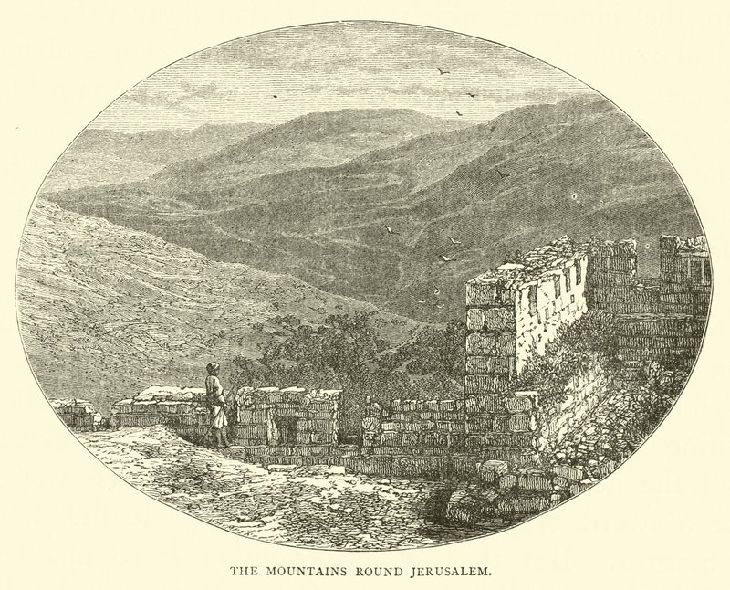 Le montagne intorno a Gerusalemme da English School