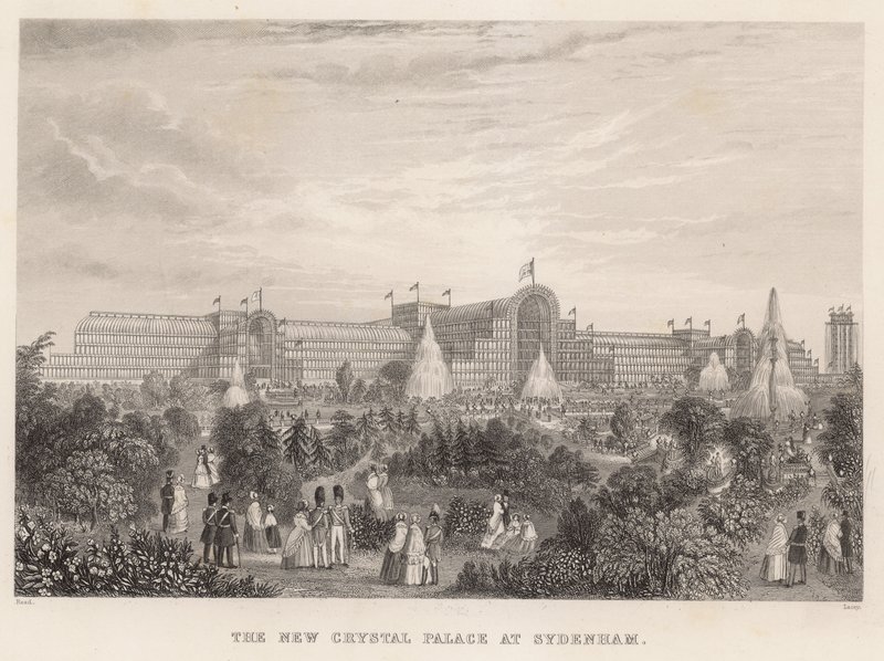 Il nuovo Crystal Palace a Sydenham da English School