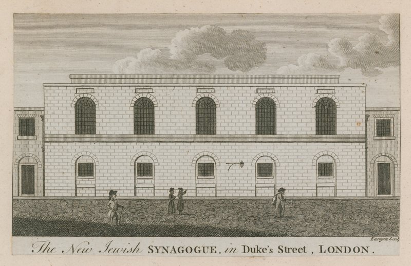 La nuova Sinagoga Ebraica in Dukes Street, Londra da English School