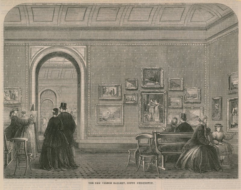 La nuova Vernon Gallery a South Kensington da English School