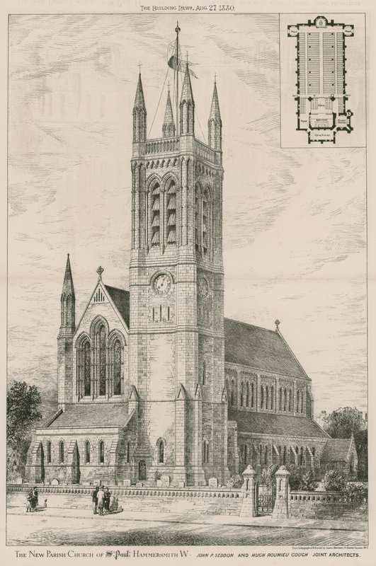 La nuova chiesa parrocchiale di San Paolo, Hammersmith da English School