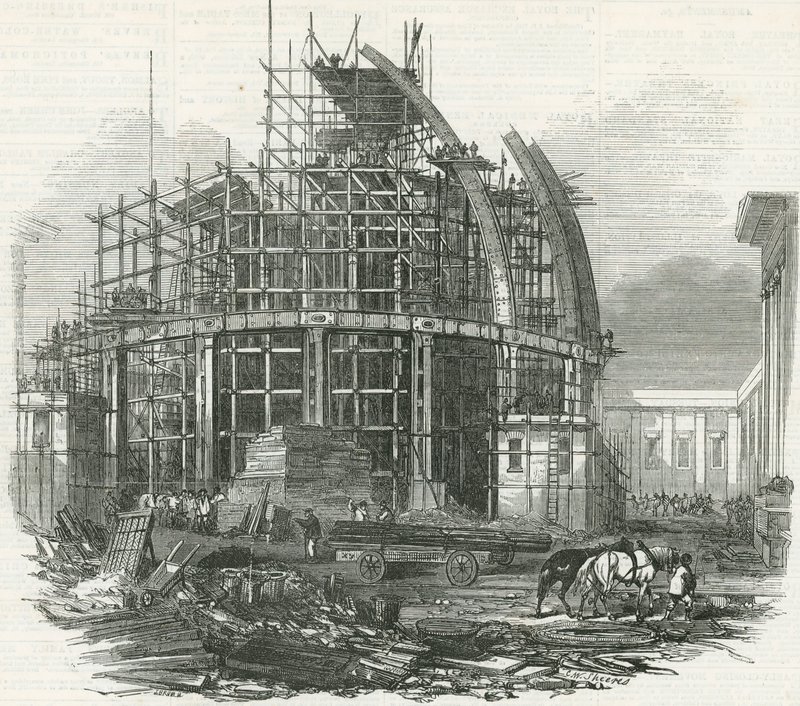La nuova sala di lettura al British Museum da English School