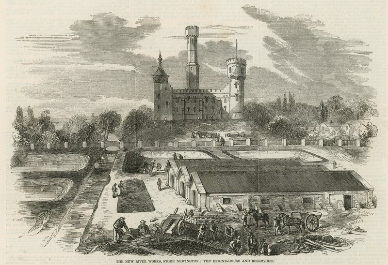 I nuovi lavori del fiume, Stoke Newington: La casa delle macchine e i serbatoi da English School