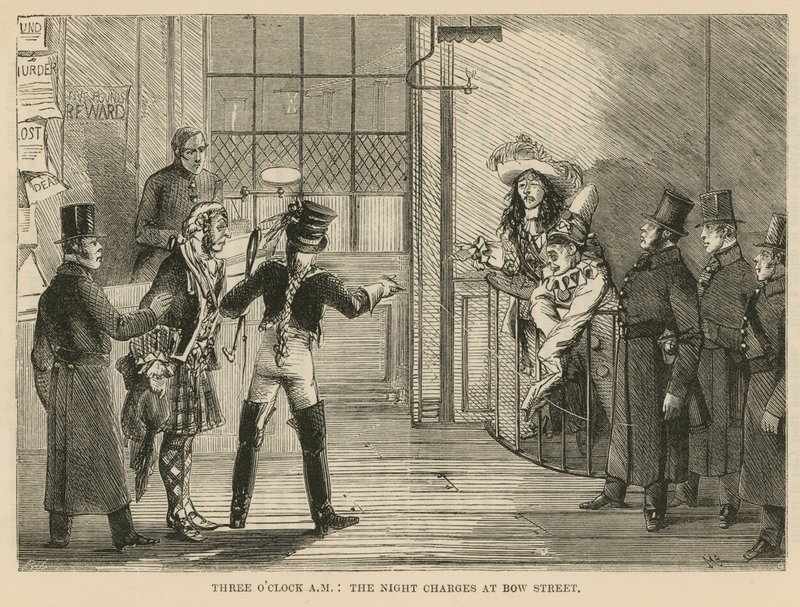 Le accuse notturne a Bow Street da English School