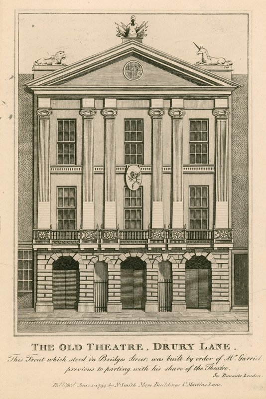 Il vecchio Teatro, Drury Lane da English School