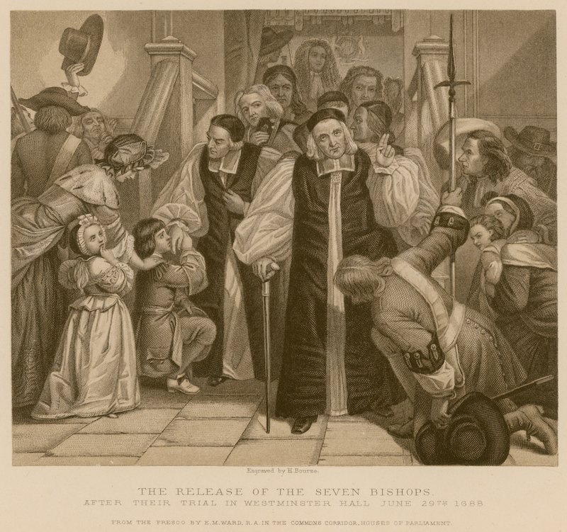 Il rilascio dei Sette Vescovi da English School