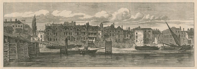 Il lungofiume della vecchia Chelsea da English School