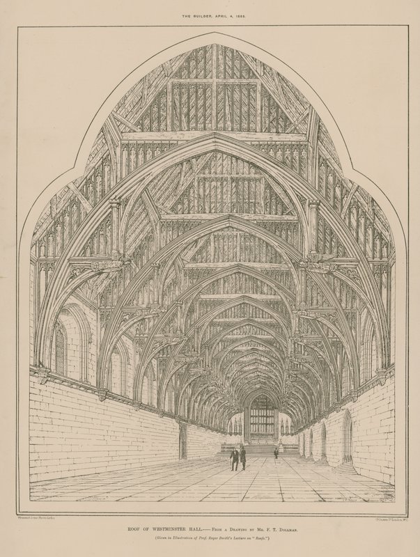 Il tetto della Westminster Hall da English School