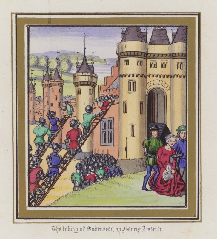 La presa di Oudenarde da parte di Francis Atremen da English School